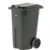 BIN, WASTE, CONDUCTIVE, 190L, 330mm x 330mm x 530mm